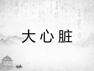 大心脏