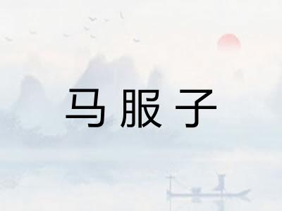马服子 马服子