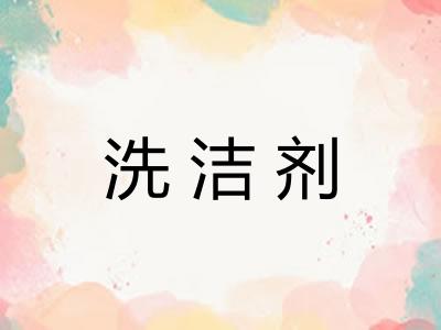 洗洁剂 洗洁剂