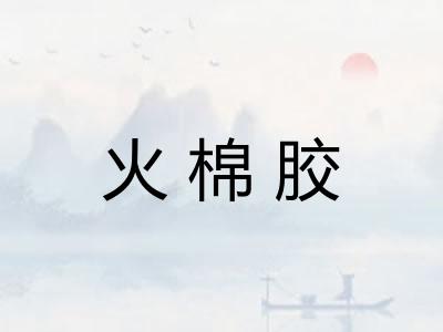 火棉胶 火棉胶