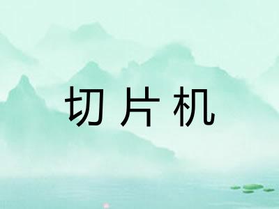 切片机 切片机
