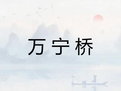 万宁桥 万宁桥