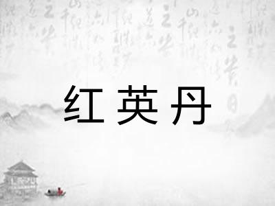 红英丹 红英丹