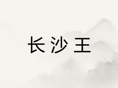 长沙王 长沙王