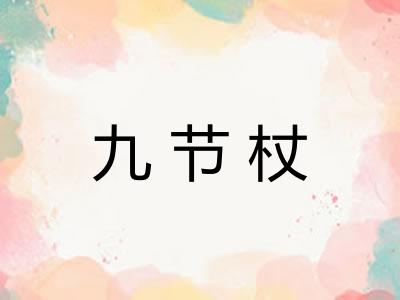 九节杖 九节杖
