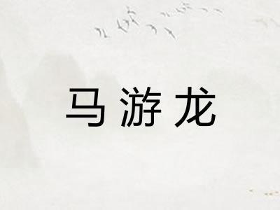 马游龙 马游龙