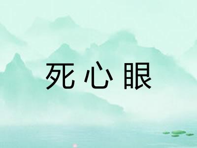 死心眼