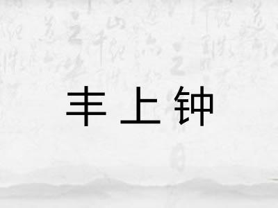 丰上钟 丰上钟