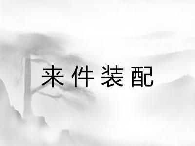 来件装配 来件装配