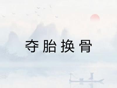 夺胎换骨 夺胎换骨