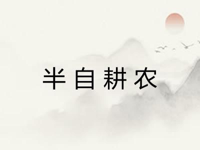 半自耕农