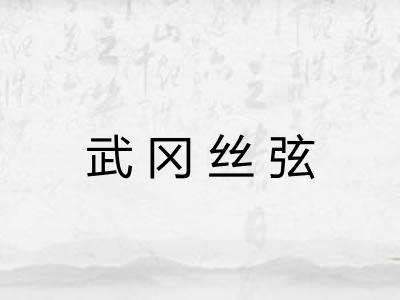 武冈丝弦