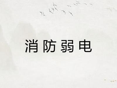 消防弱电 消防弱电