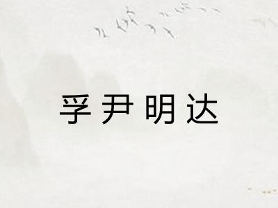 孚尹明达 孚尹明达