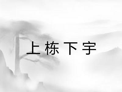 上栋下宇