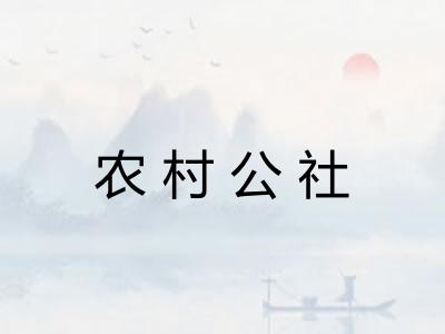 农村公社