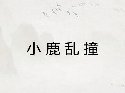 小鹿乱撞 小鹿乱撞