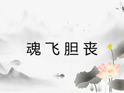 魂飞胆丧 魂飞胆丧