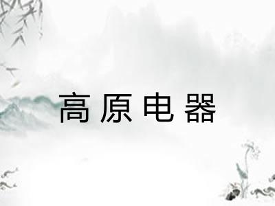 高原电器