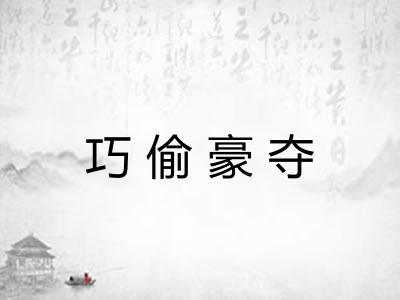 巧偷豪夺 巧偷豪夺