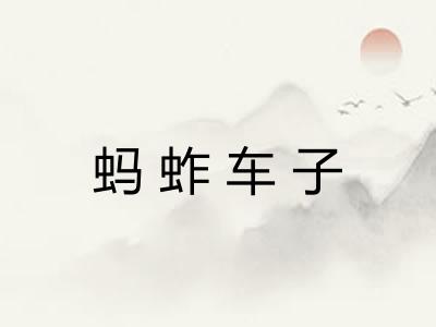 蚂蚱车子