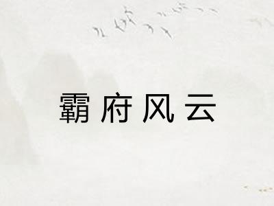 霸府风云 霸府风云