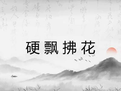 硬飘拂花