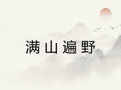 满山遍野 满山遍野