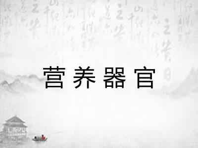 营养器官 营养器官