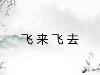 飞来飞去 飞来飞去