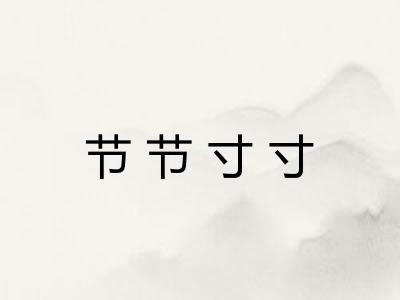 节节寸寸 节节寸寸