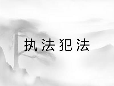 执法犯法 执法犯法