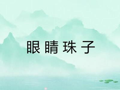 眼睛珠子