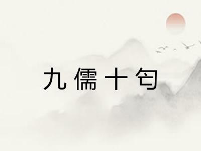 九儒十匄 九儒十匄