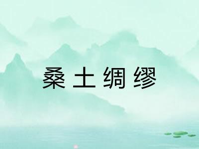 桑土绸缪 桑土绸缪