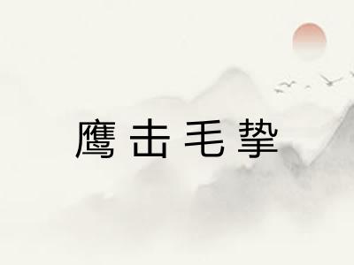 鹰击毛挚 鹰击毛挚