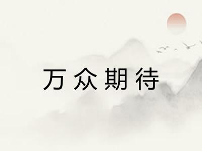 万众期待 万众期待