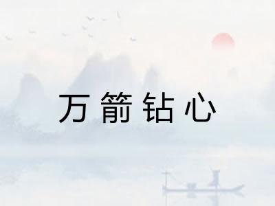 万箭钻心 万箭钻心