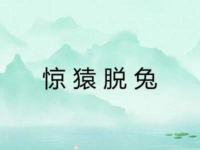 惊猿脱兔 惊猿脱兔