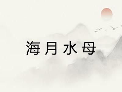 海月水母 海月水母