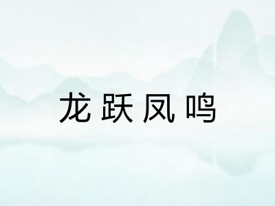 龙跃凤鸣 龙跃凤鸣
