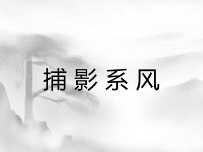 捕影系风 捕影系风