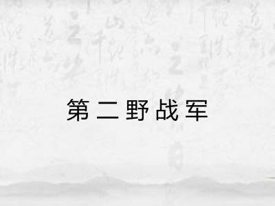 第二野战军 第二野战军
