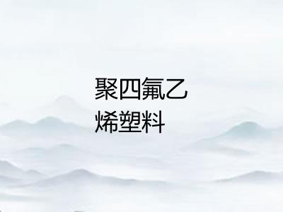 聚四氟乙烯塑料